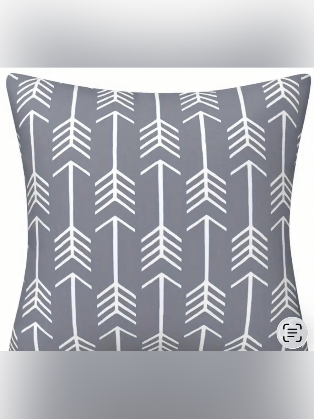 Gray Arrow Pattern Wall Tapestry - Unbranded